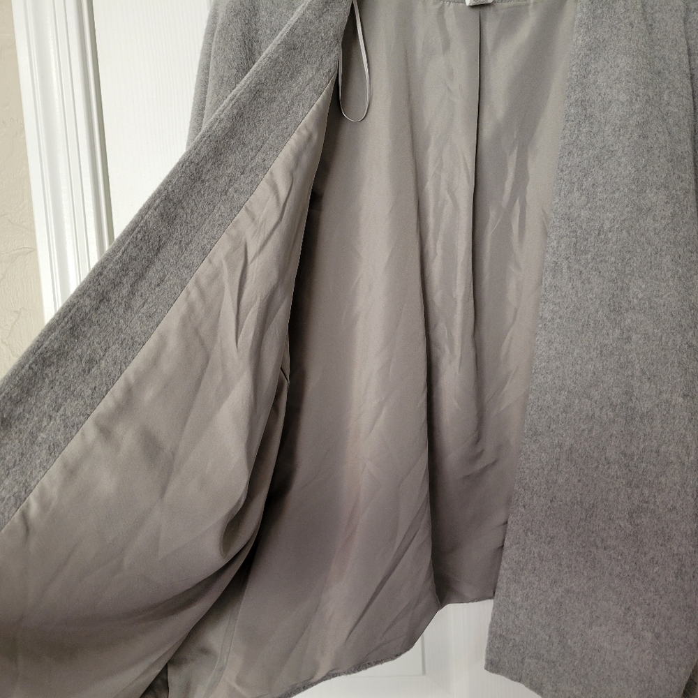 A New Day OSFM Gray Wool Blend Blazer Jacket Open Front - Picture 8 of 8